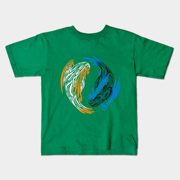 Opposites attract. Kids T-Shirt by Owl Yer Needs